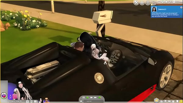 Le da duro por detr&aacute;s al aire libre sims 4 