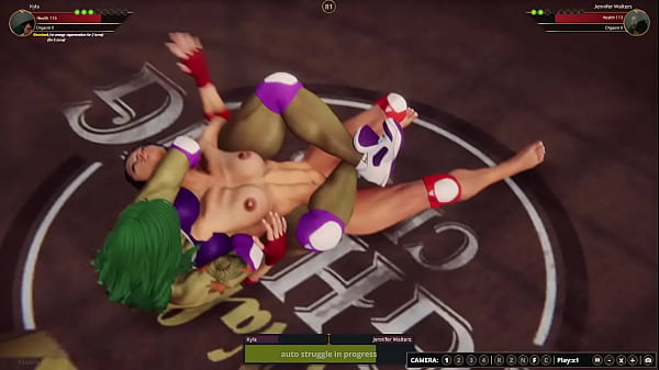 Kyla vs jennifer nf3d female mma combat ring
