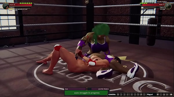 Kyla vs jennifer nf3d female mma combat ring