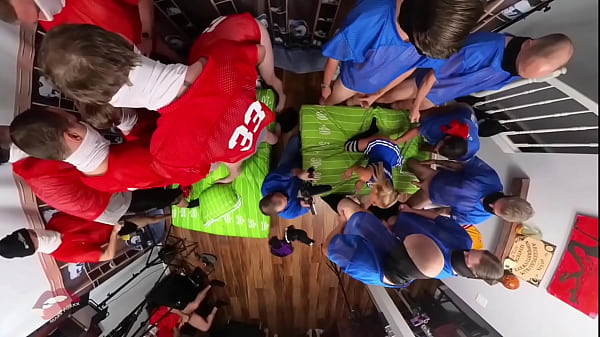 Bts 360 camera view of cheerleader gangbang 