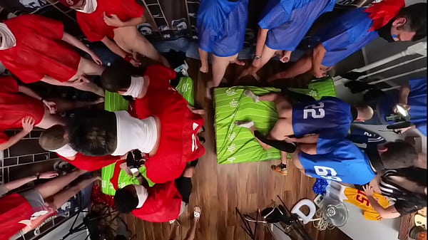 Bts 360 camera view of cheerleader gangbang 