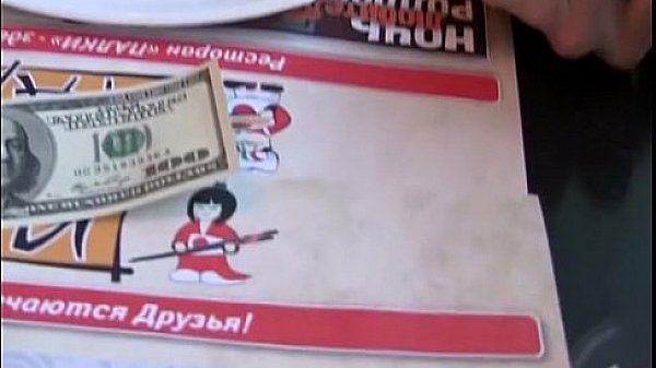 Sexy girl having fun with 2 cocks 