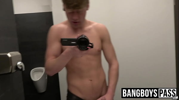 The appealing figure of Alexander captures video footage of himself in a private act of self pleasure. 