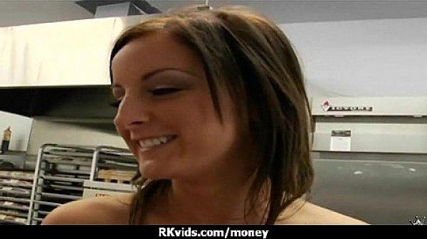 Desperate teen naked in public and fucks to pay rent 24 