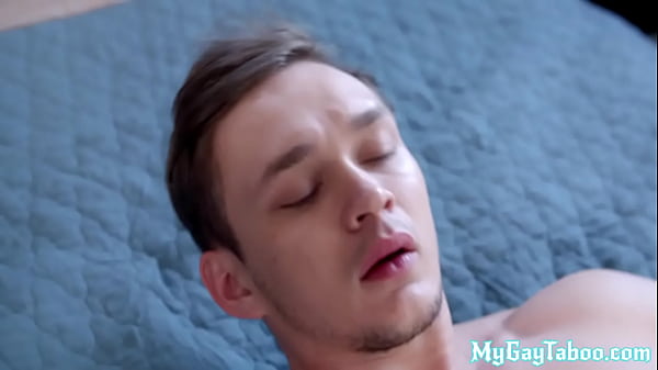 Inked bald stud gives blowjob before barebacked by stepbro