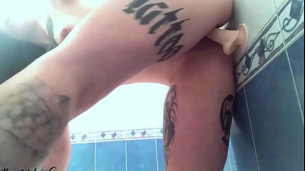 Teen blowjob and pussy fuck big dildo hot amateur solo in the shower