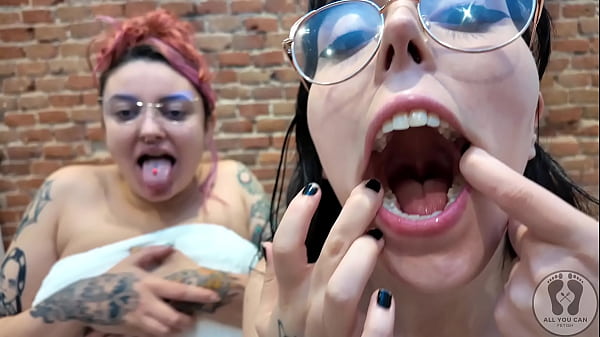 4k gg dental hygienist fetish toothbrushing dental thread