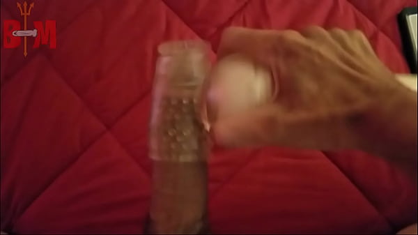 Play MP4 - Using my Magic wand to make my Big white cock blow a hot load of cum&excl;