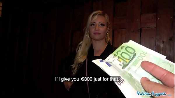 Public agent hot german with massive natural boobs