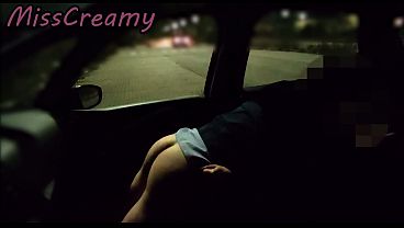 French Teacher Stepsister Caught Public Night Fucking In Stockings With Loud Squirting Orgasm - On Red thumbnail