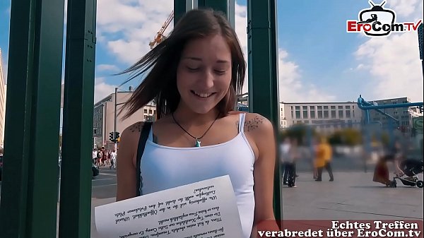 S&uuml;&szlig;e 18 jahre studentin aus dem ausland im urlaub zum sex casting abgeschleppt &uuml;ber erocom date und blank befickt