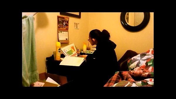 Nerd_Moriah Teasing and Pleasuring Herself