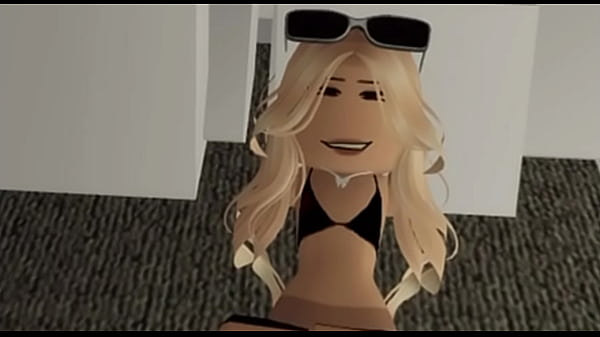 Blonde girl fucked in roblox