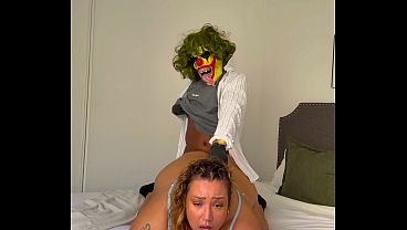 Peachie Garcia Loving Every Second Of The Naughty Clown Giving it Good To HER! 
