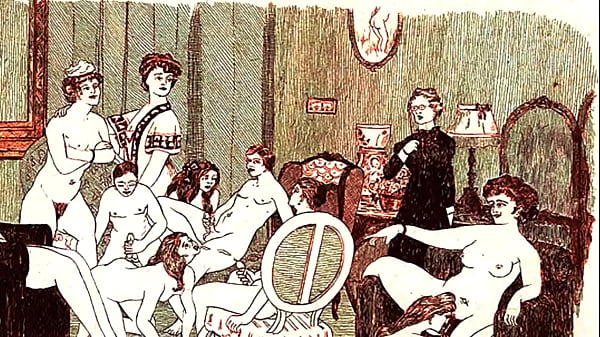 retro erotic drawings 