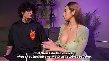 Busty MILF ends up having sex with her son'_s best friend when they'_re alone at home