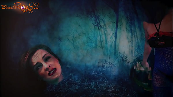 When you give a demon head happy halloween kinky demoness role play with special effects