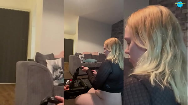 Naughty TEEN playswith Her toys