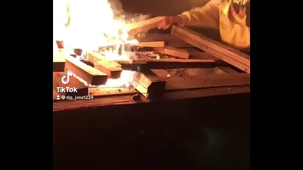 Nasty White Boy fucks Campfire