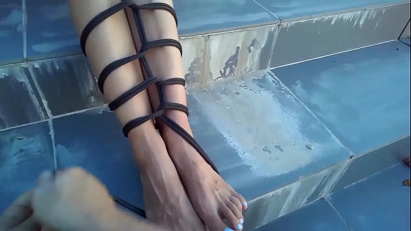 A Girl Came To The Sea Undressed And Was Tied Up With Black Ropes. Pov Part 1 thumbnail