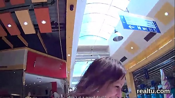 czech kitten was seduced inthe mall and screwed inpov