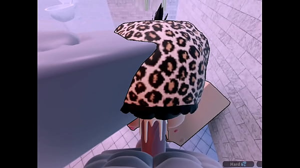 Fucking_a busty_Latina girl Roblox Condo