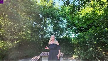 Caught at the outdoor fuck tensioner and my fan fuck me hard part 4 