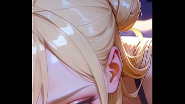 Ai gen passionate fellatio & eye contact with daisy in her college dorm