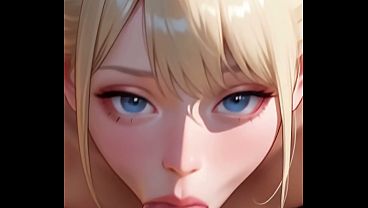 Ai gen passionate fellatio & eye contact with daisy in her college dorm 