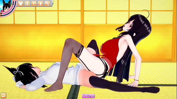 Hentai lesbian atago and taihou please eachother until they both cum 