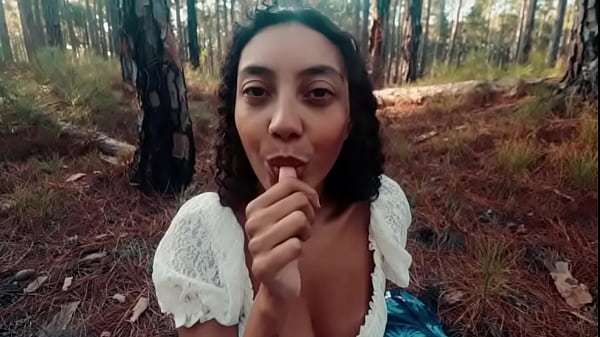 Natural Tits Latina Cinderela got filled at public park - Nati Camargo 