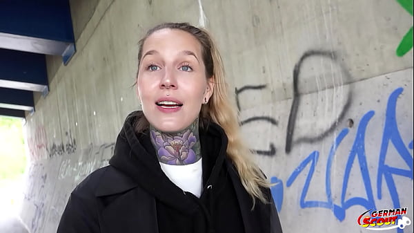 German Scout - Crazy German Tattoo Model Lisa Rocketcock Pickup For Casting Fuck thumbnail