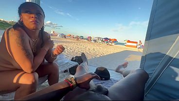 Nude Beach Outdoor Bj thumbnail