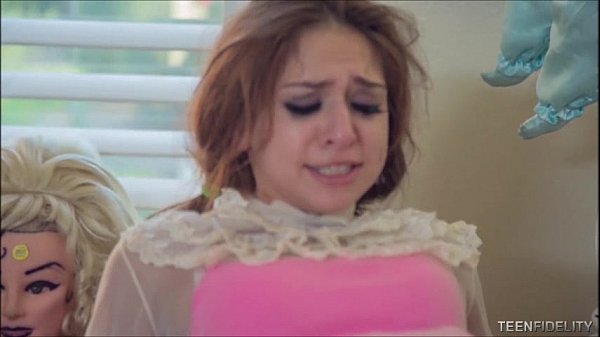 Teen DollSara Luv Ravaged By BigWhite Cock