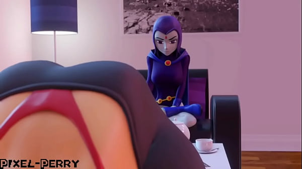 Play MP4 - Raven Futa se coge a Starfire llen&aacute;ndola de leche