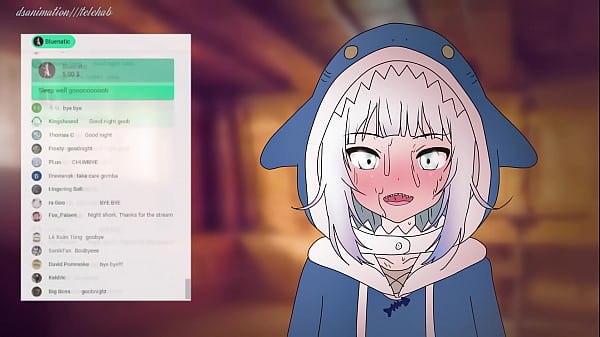 Gawr gura fucked on the stream hentai