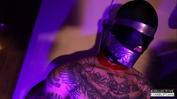 Self Bondage and edging Ravyn Alexa and HeavyBondage4Life_in intimate intense bondage scene