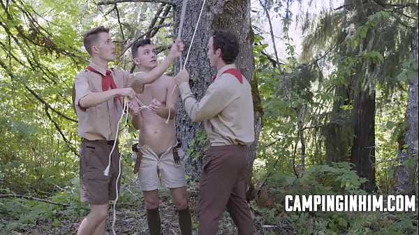Tying A Scout Up And Sucking Him 
