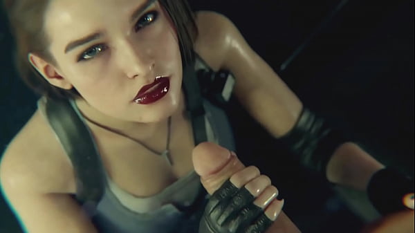 Nonton Jill Valentine From Resident Evil Blowjob thumbnail