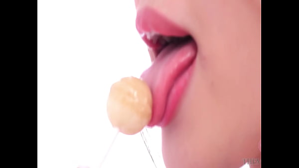 Play MP4 - Cute girl like an angel sucks candy very erotically&excl;