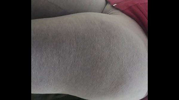 Without panty goes around and tries on tight pants in the market are you ready to spy all