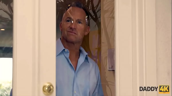 Play MP4 - DADDY4K&period; Athletic man fucks sons cute gf outdoors by the pool