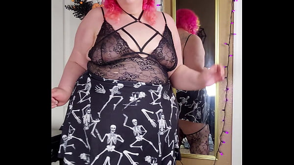 Goth bbw boobie bouncing
