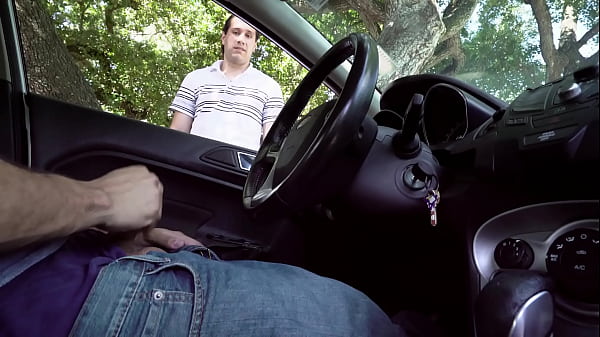 While In His Vehicle, Dude Masturbates While Being Watched By Someone Else And Secretley Recorded thumbnail