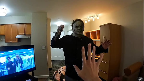 Halloween Nightmare: Michael Myers Creampies Step-sister thumbnail