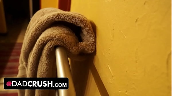 DadCrush - Gorgeous Babe Relaxes Stepdaddy_From Stress By Giving HimBlowjob