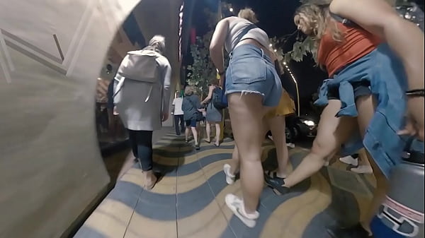 santa monica california de noche 