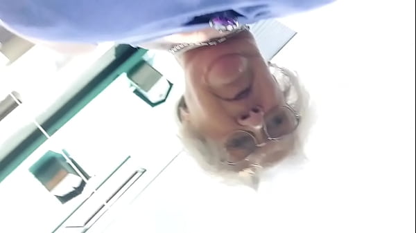 Granny upskirt 