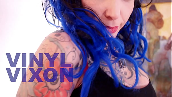 Vinyl vixon big cock pov blowjob and huge load cum swallow 