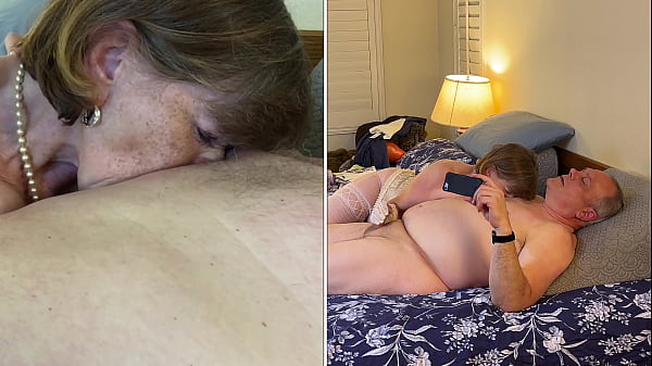 Mature carmen wonderful cock sucking deep throating old slut